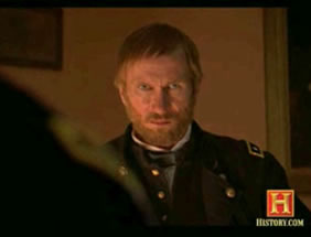 Bill Oberst Jr. as Gen WT Sherman on the History Channel