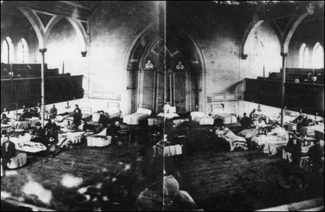 Evangelical Lutheran Church, Frederick, MD as Hospital c. 1862