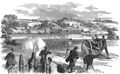 Federals on the Potomac at Boteler's Ford