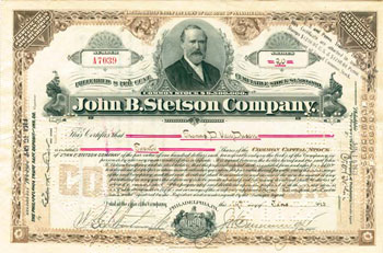 Stetson Stock Certificate (from LaBarre Galleries)