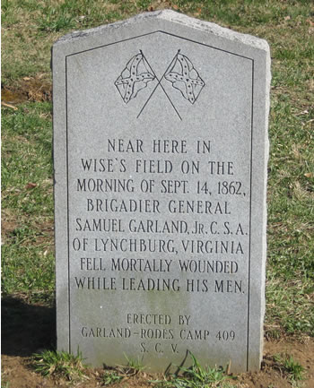 Garland monument at Fox's Gap