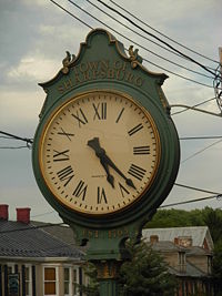 Sharpsburg street clock (wikipedia)