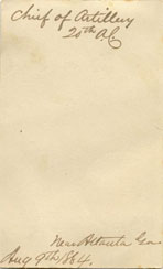 J.A. Reynolds CDV, 1864 (back)