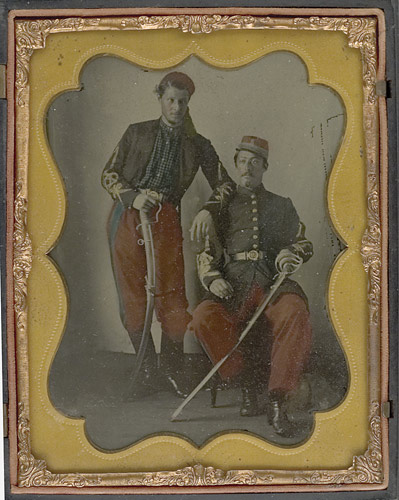 Coppens brothers (c. March 1861, Ambrotype sold by Cowan's)