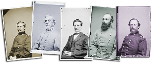 Some Generals (Buford, Huger, Imboden, EK Smith, Zook)