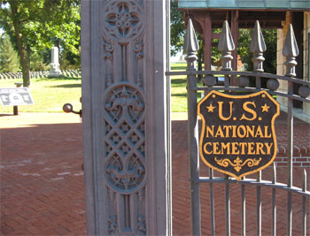 Gate at Antietam Cemetery