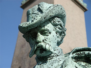 detail from the Soldiers Monument, Calvary Cemetery, Queens, NY