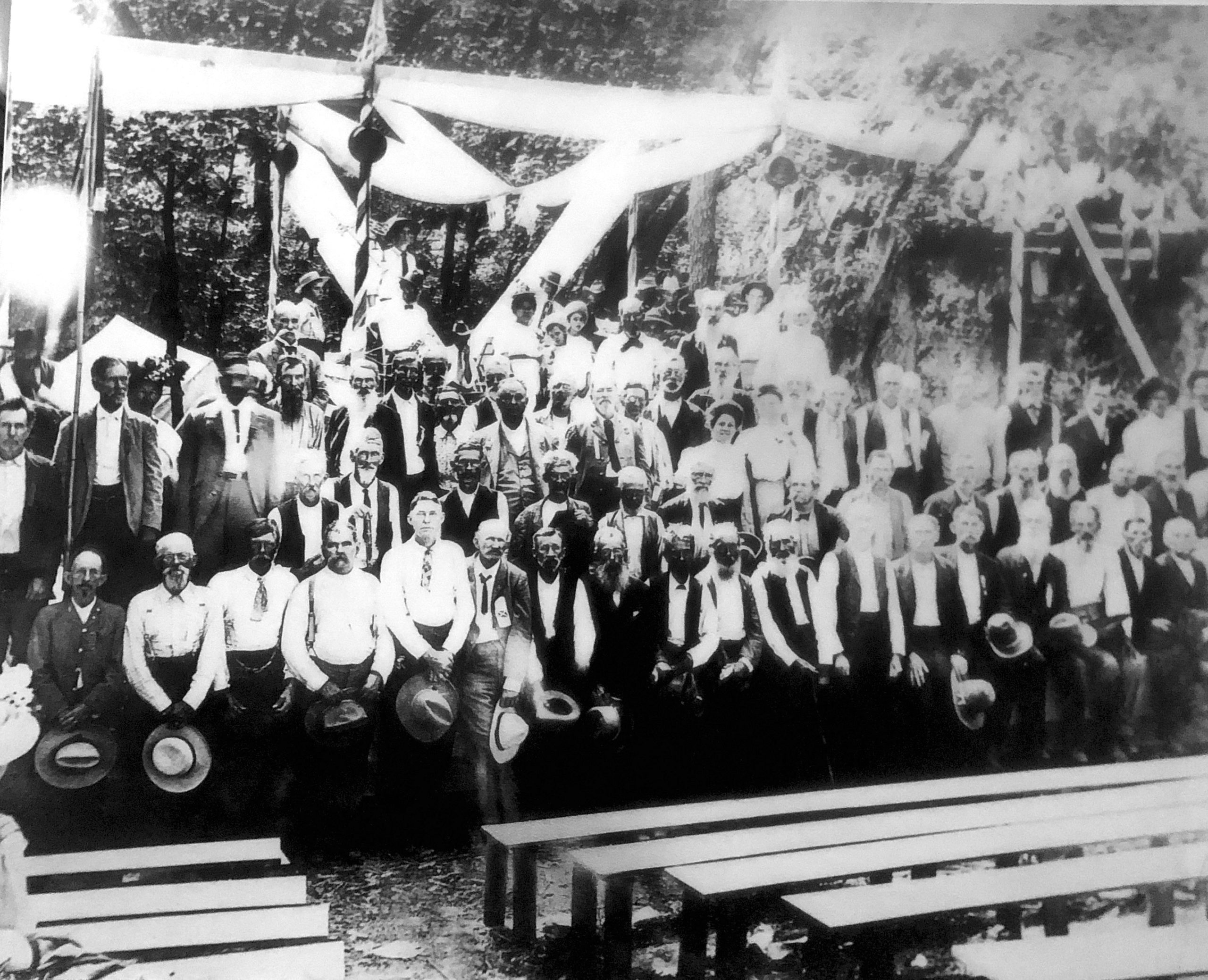 Members of Company K, 5th Alabama Infantry (c. 1900)