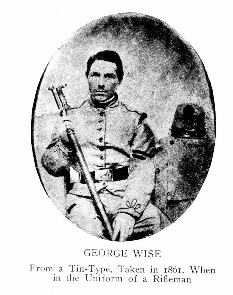 Behind AotW » Blog Archive » Corporal George Wise, 17th Virginia (1861)