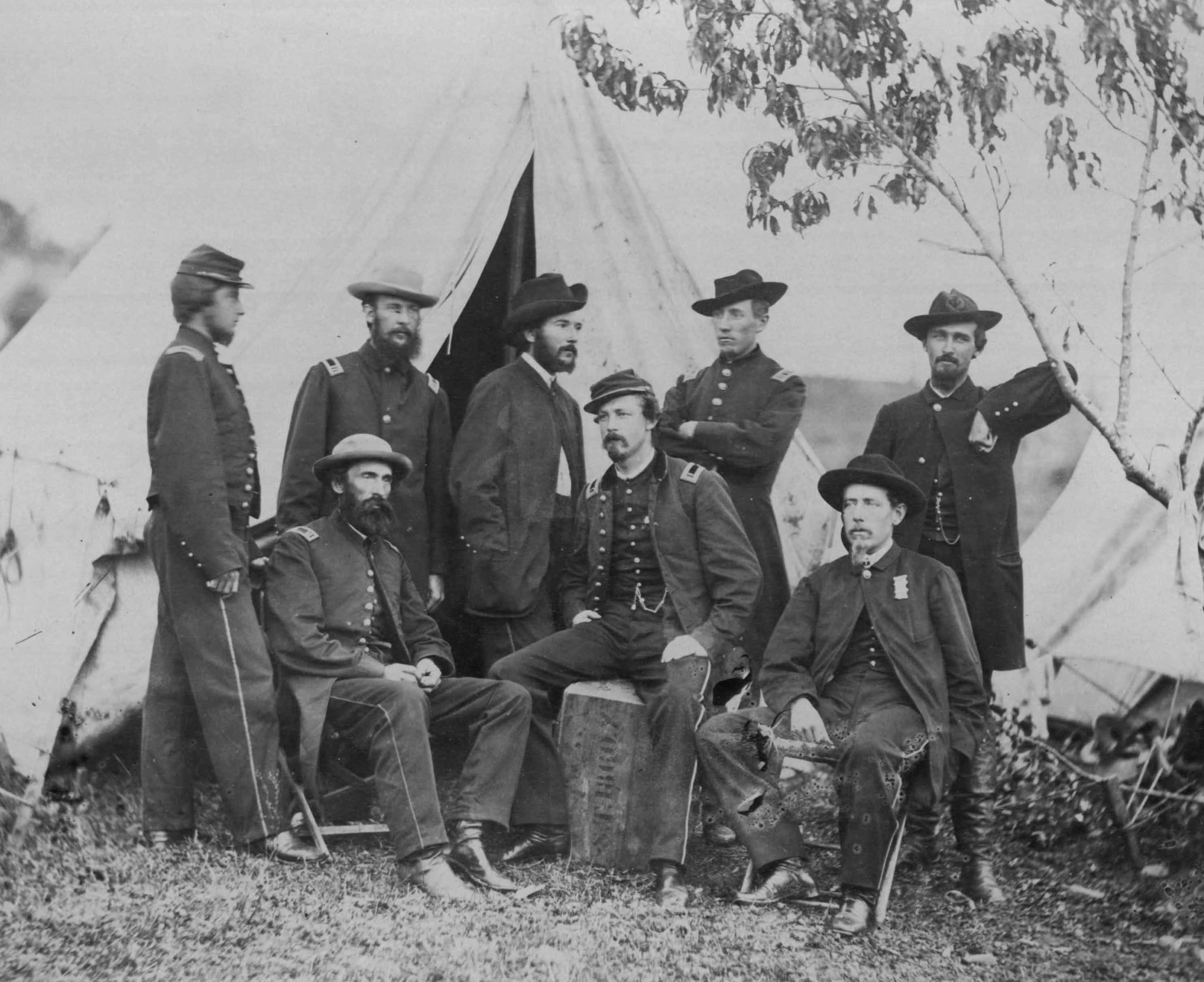 Officers of the Signal Corps … Warrenton, Virginia, October 1863