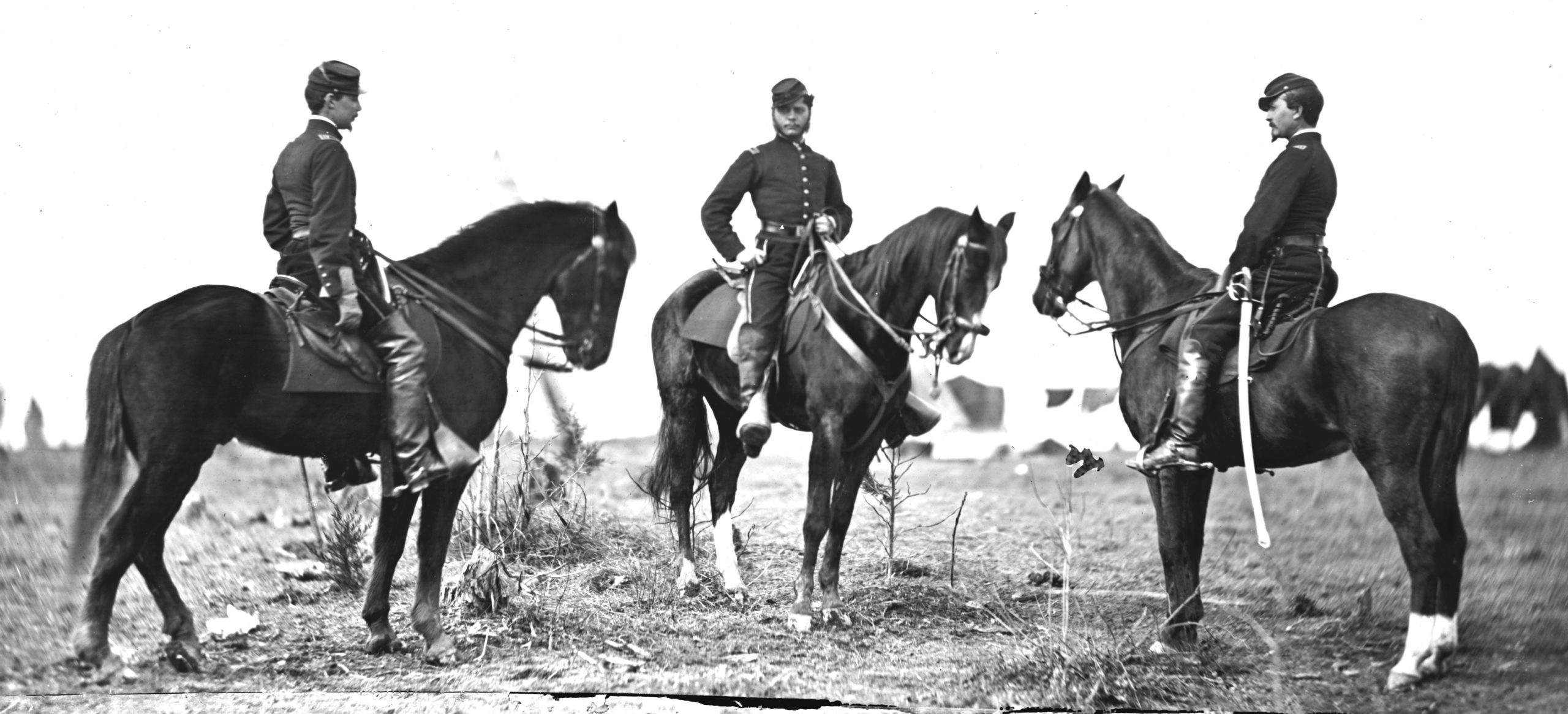 Captains Candler, Russell, and Moore (1863)