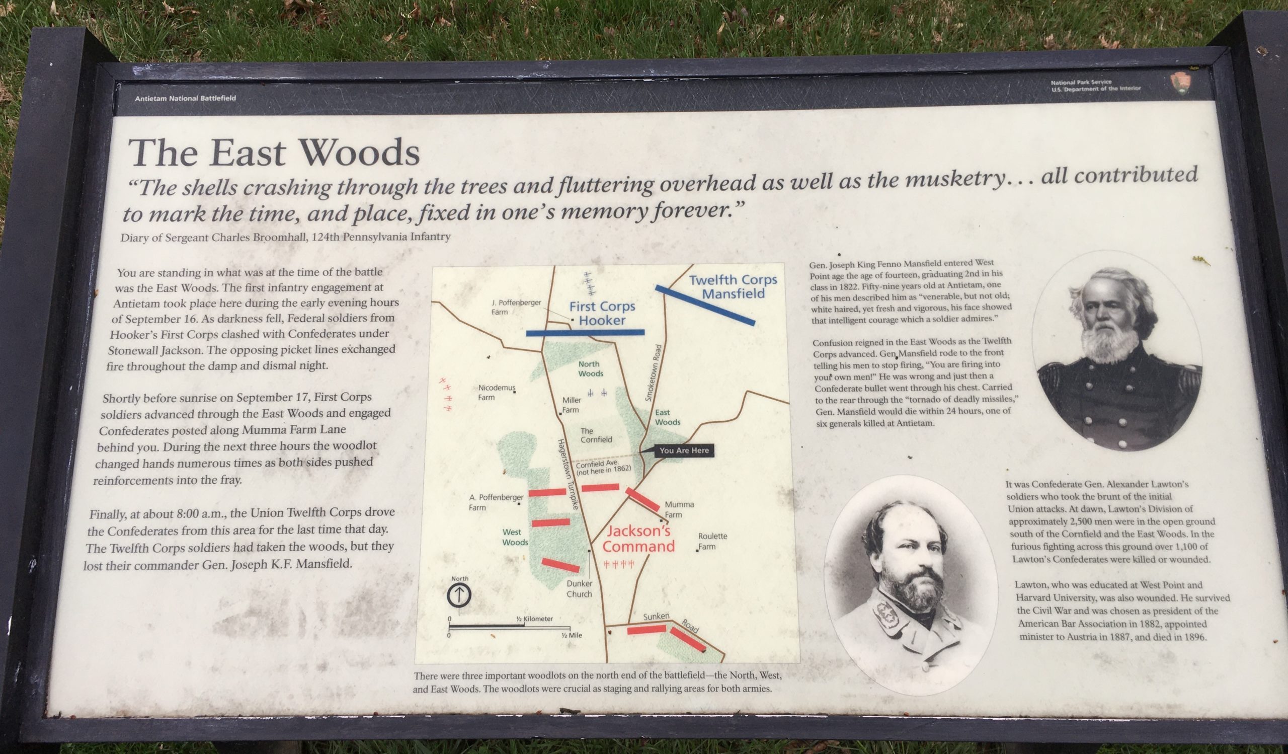 Sgt Charles Broomhall at Antietam