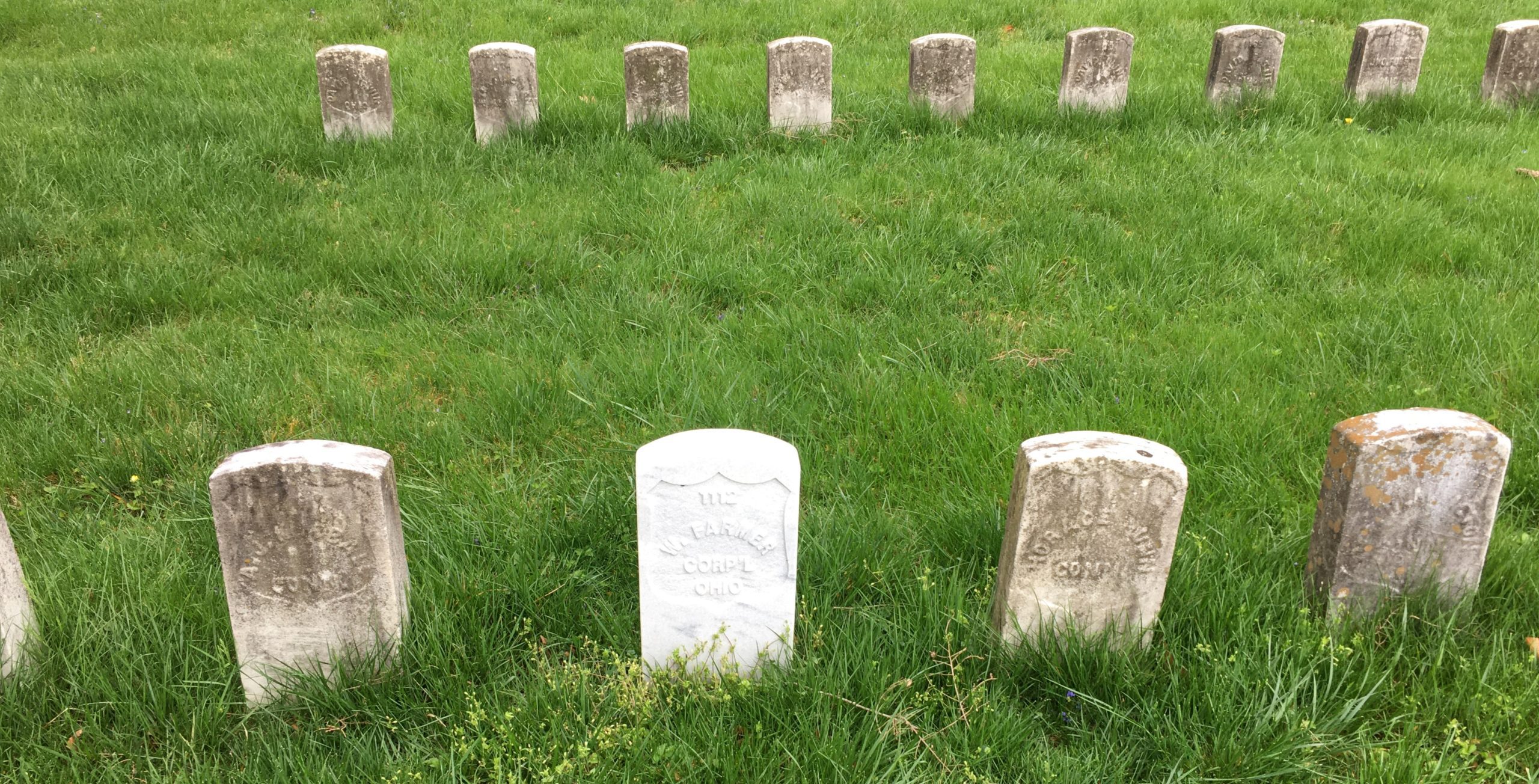 Corporal Farmer gets a new stone