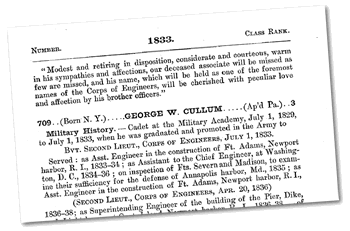 George Washington Cullum (1809-1892)