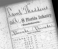 Florida civil war soldier records online